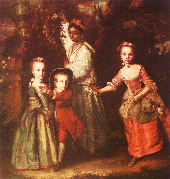 Sir Joshua Reynolds The Children of Edward Hollen Cruttenden china oil painting image